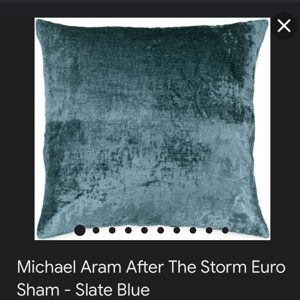 Michael Aram "after the storm" euro shams